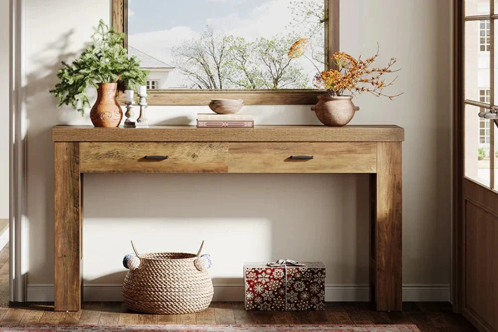 Benefits of Console Tables with Drawers and Shelves