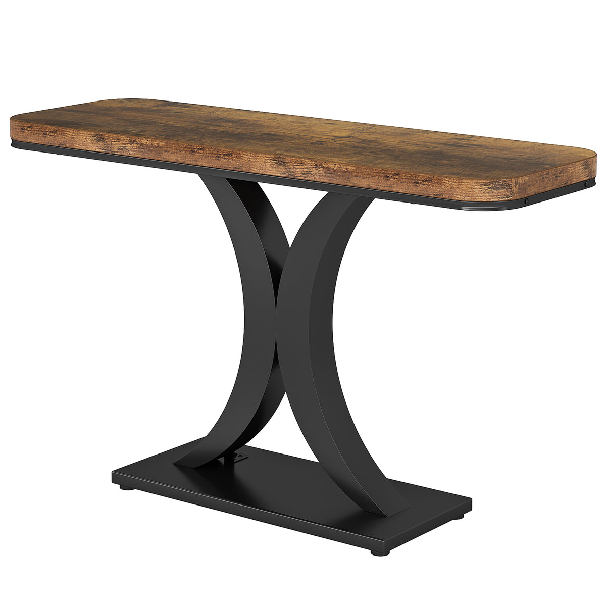 102 cm Narrow Console Table, Industrial Entryway & Sofa Table