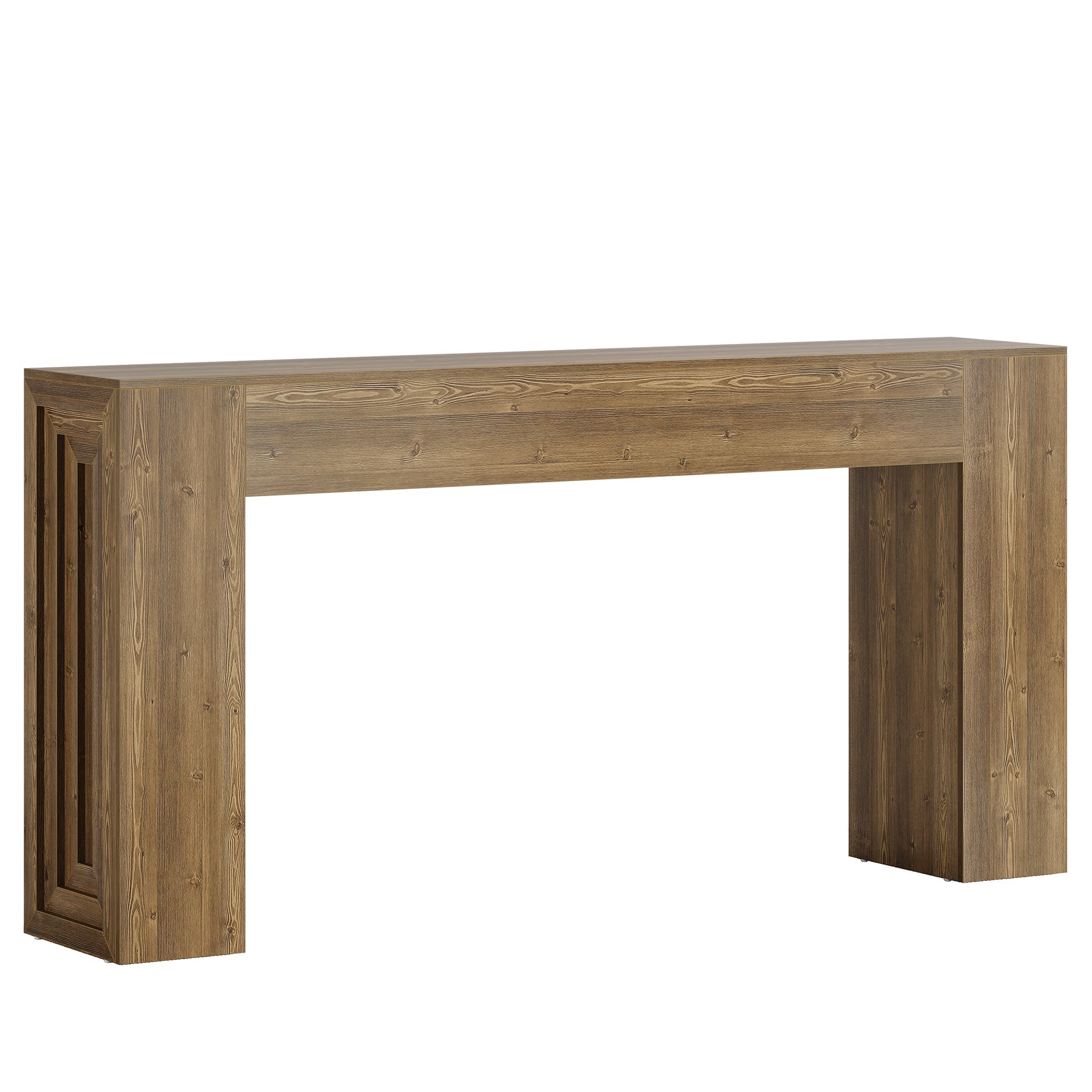 160cm Long Console Table, Farmhouse Narrow Sofa Table for Entryway, Hallway and Living Room