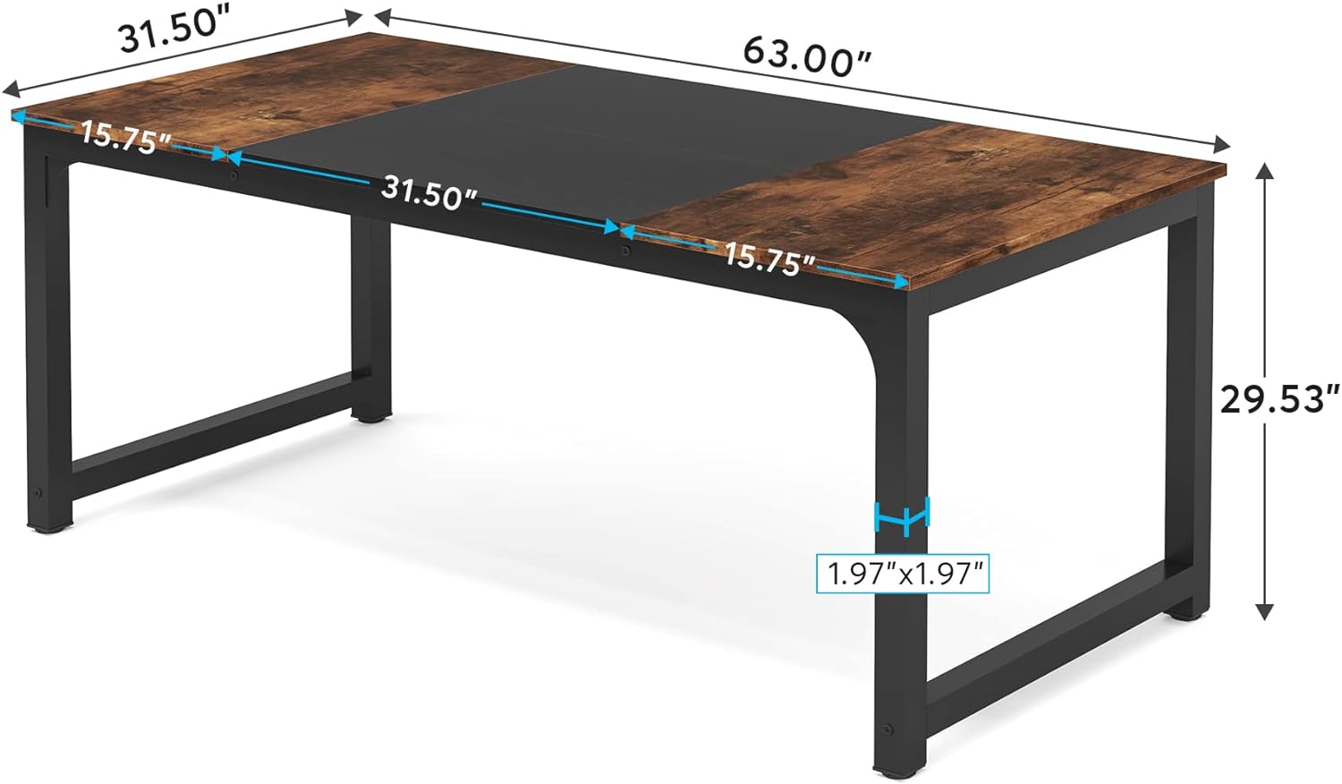 Modern Computer Desk, Executive Desk Office Study Writing Desk