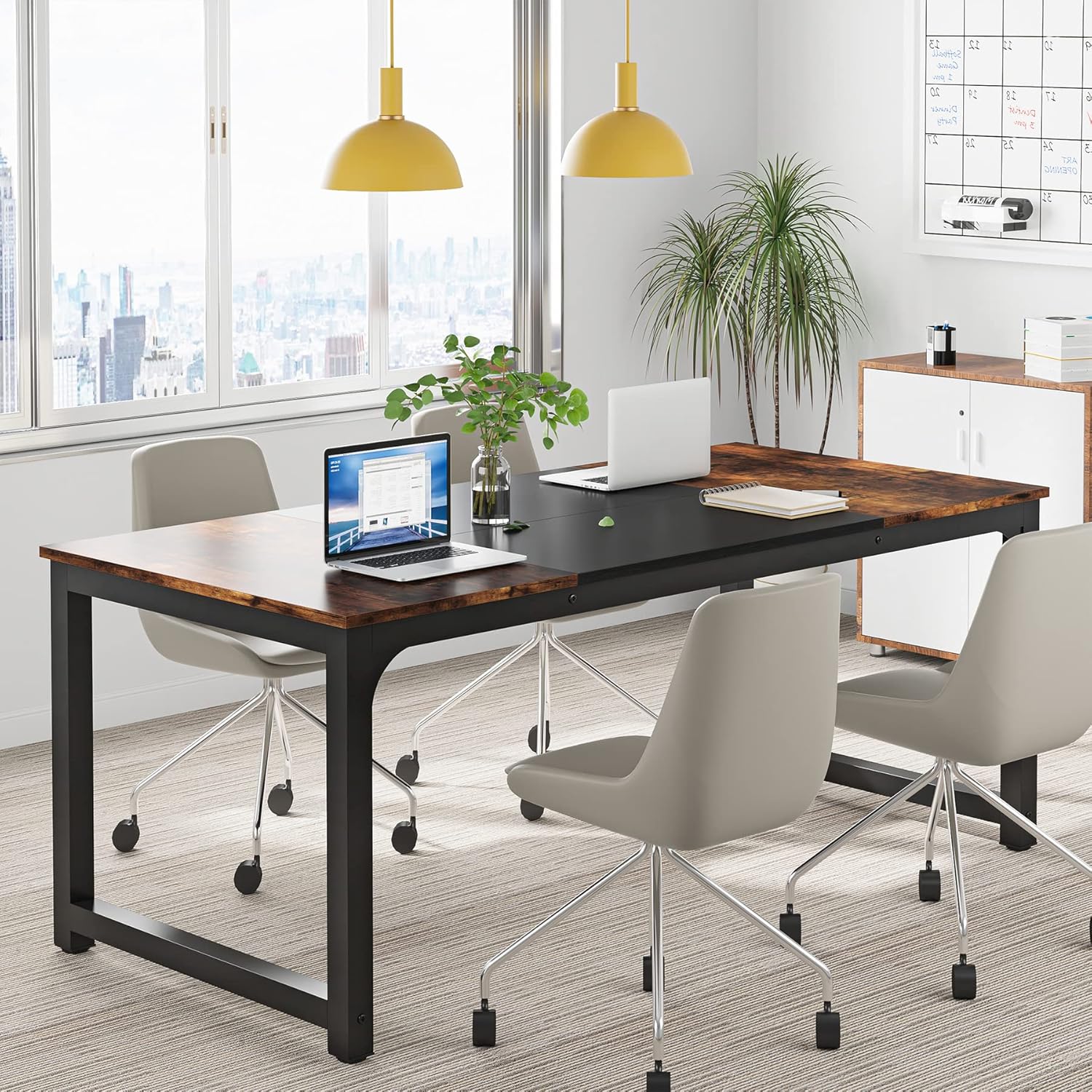Modern Computer Desk, Executive Desk Office Study Writing Desk