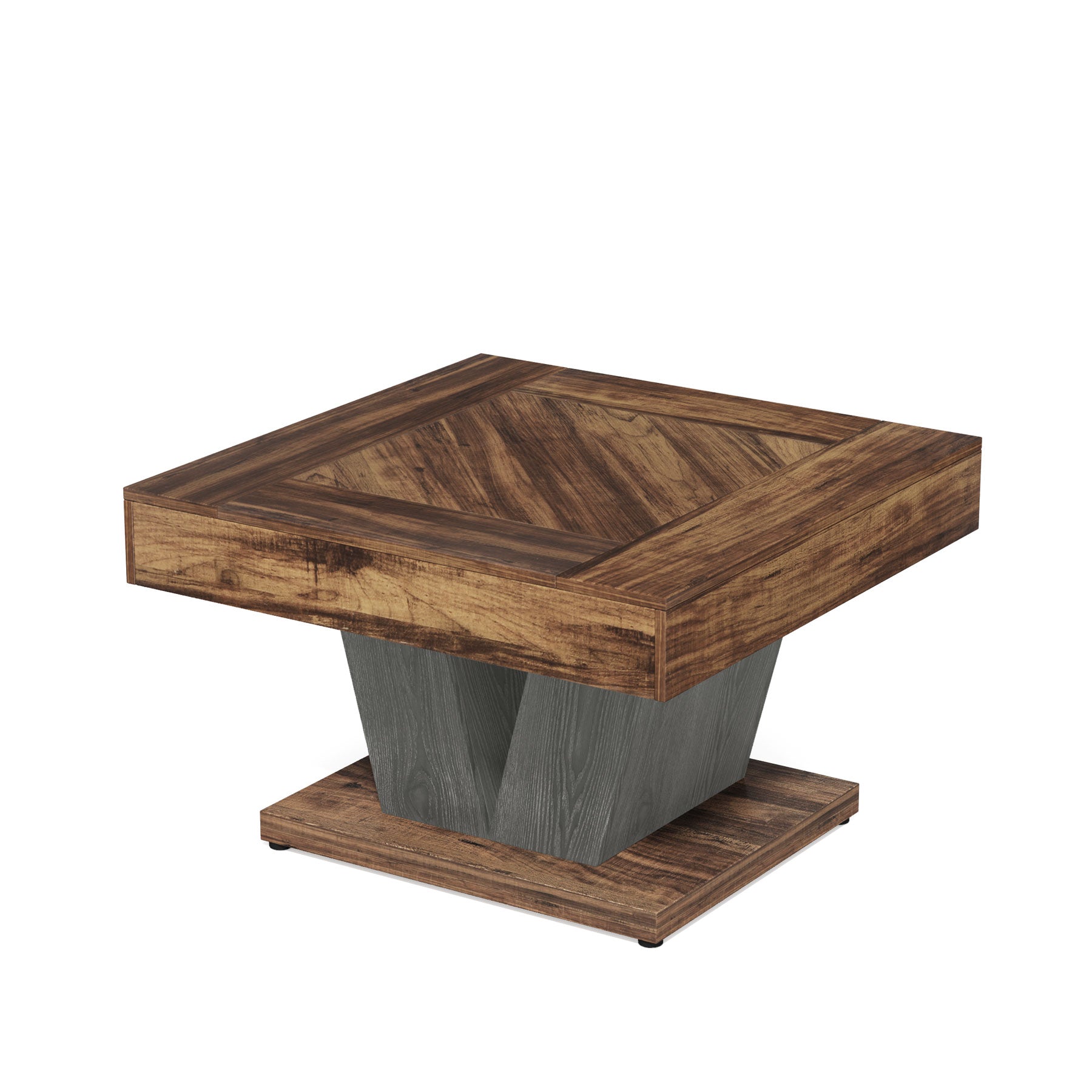 80cm Coffee Table, Square Centre Table Cocktail Tea Accent Table
