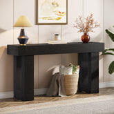 63-Inch Console Table, Farmhouse Wooden Sofa Table Entryway Table 3