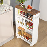Tribesigns Storage Cart, Slim Rolling Narrow Kitchen Cart for Small Place Tribesigns 3