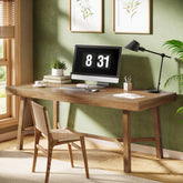 180 cm Large Office Desk, Farmhouse Workstation with Metal Legs 3