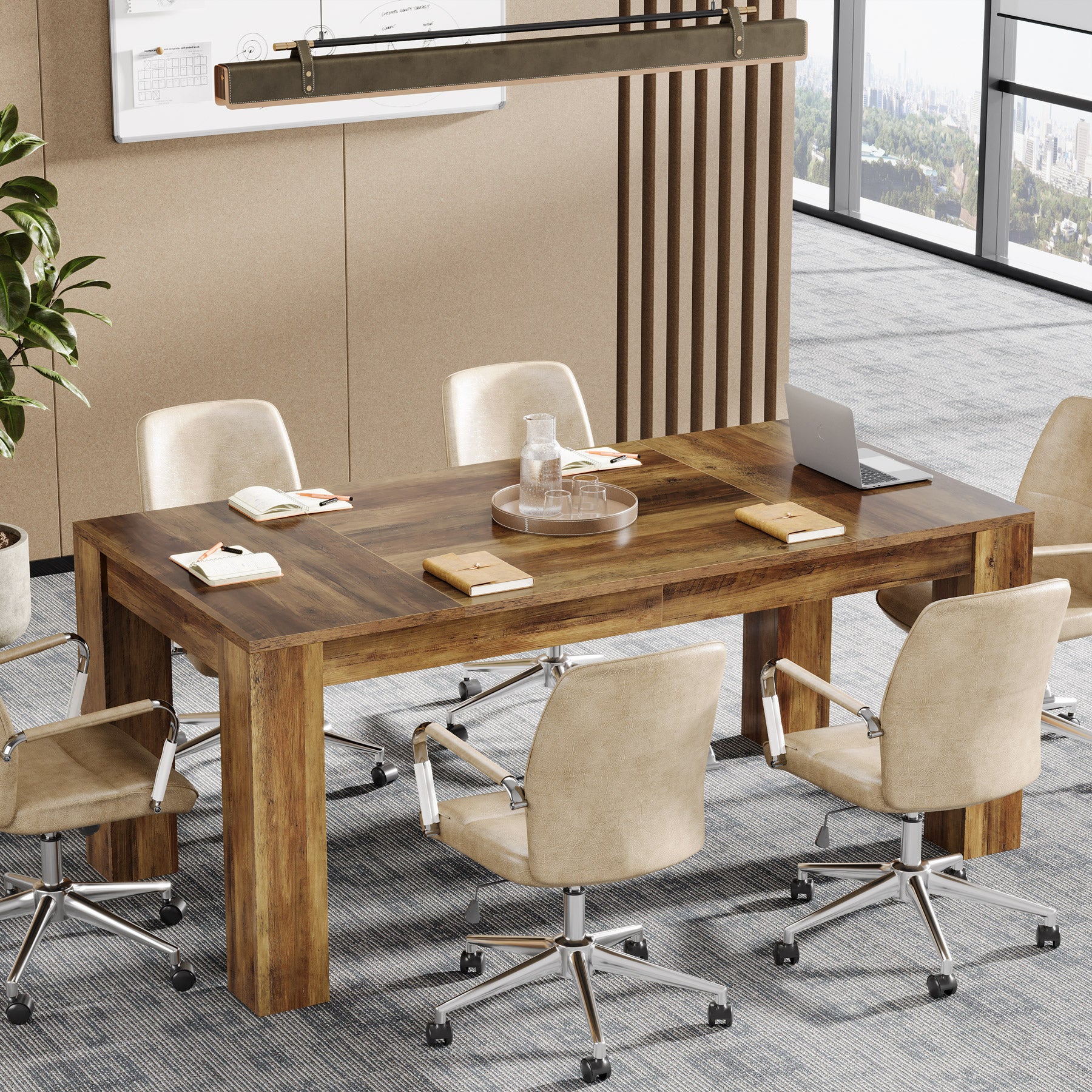 160cm Computer Desk, Executive Desk Office Writing Table Workstation