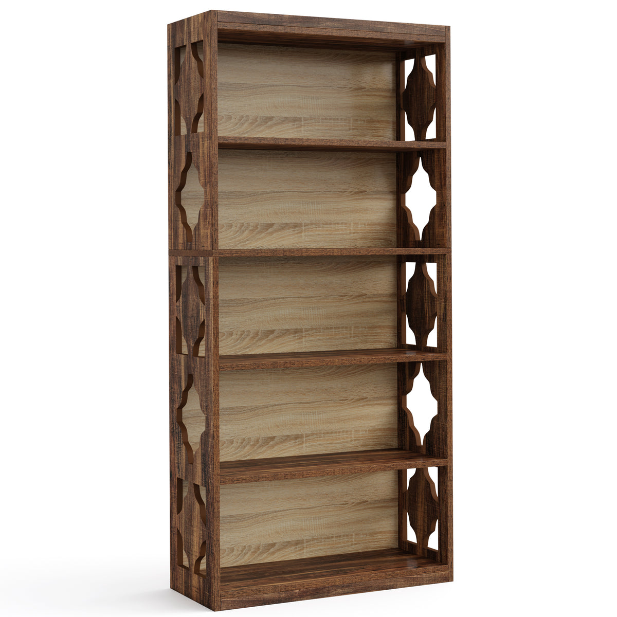 178 cm Tall 6 Tier Bookshelf, Modern Storage & Display Bookcase