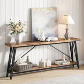 Console Table, 70.9 Inches Extra Long Sofa Table Behind Couch Tribesigns 3
