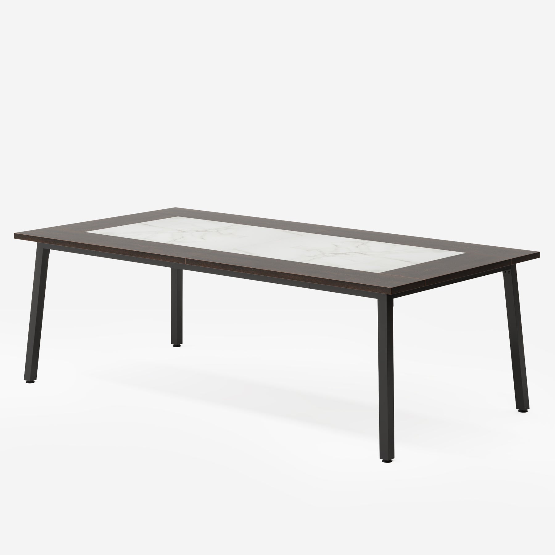 79-Inch Dining Table for 8-10 People, Modern Kitchen Dinner Table Tribesigns