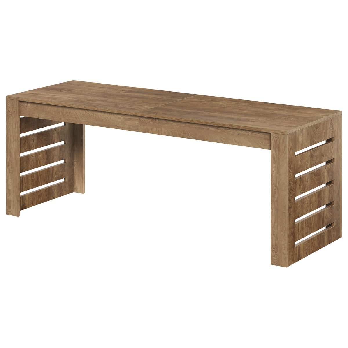 200 cm Shared Workstation Desk for Two, Modern Farmhouse Style