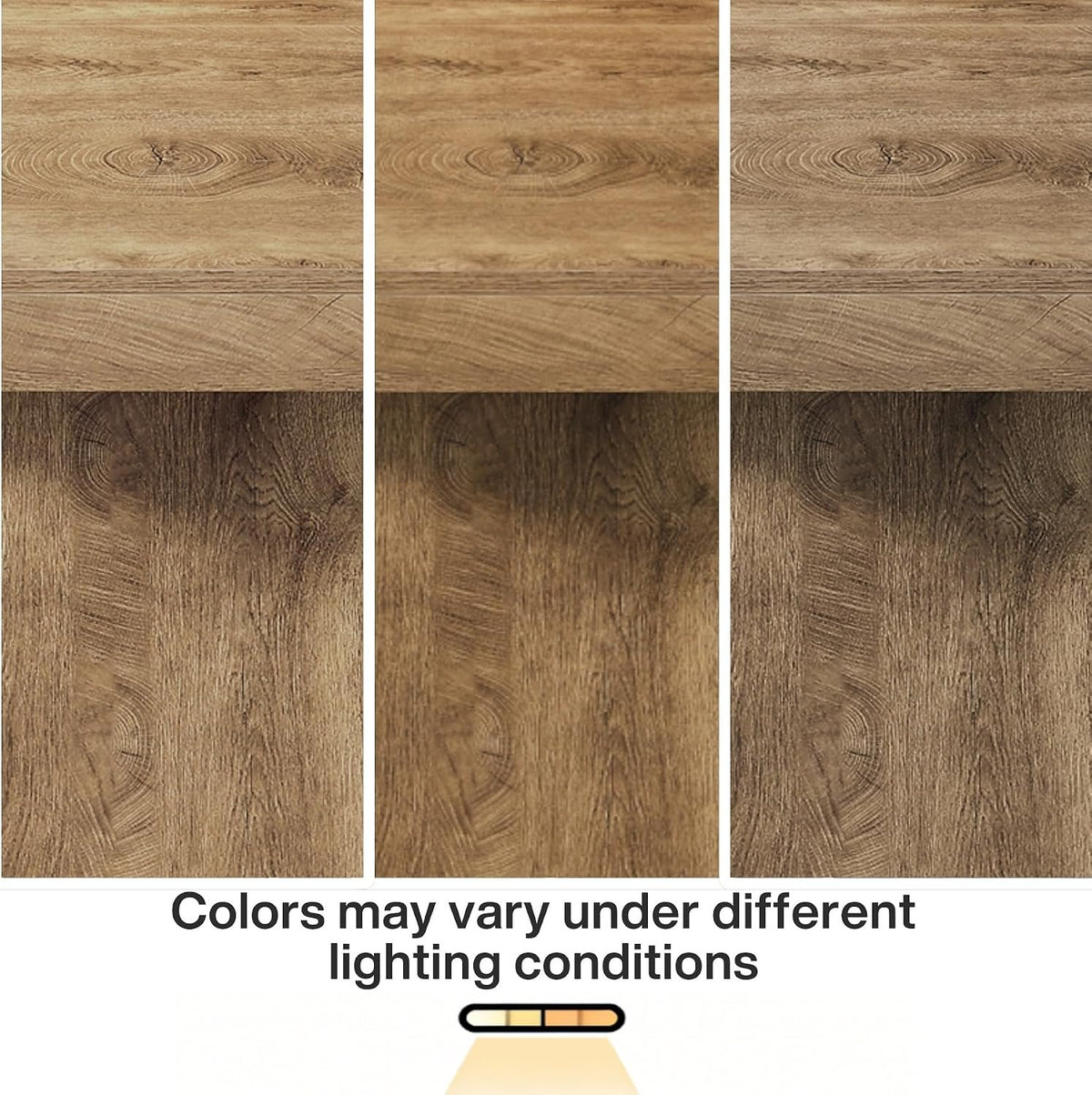 180 cm Dining Table for 6-8, Modern Wood-Look Dining Table