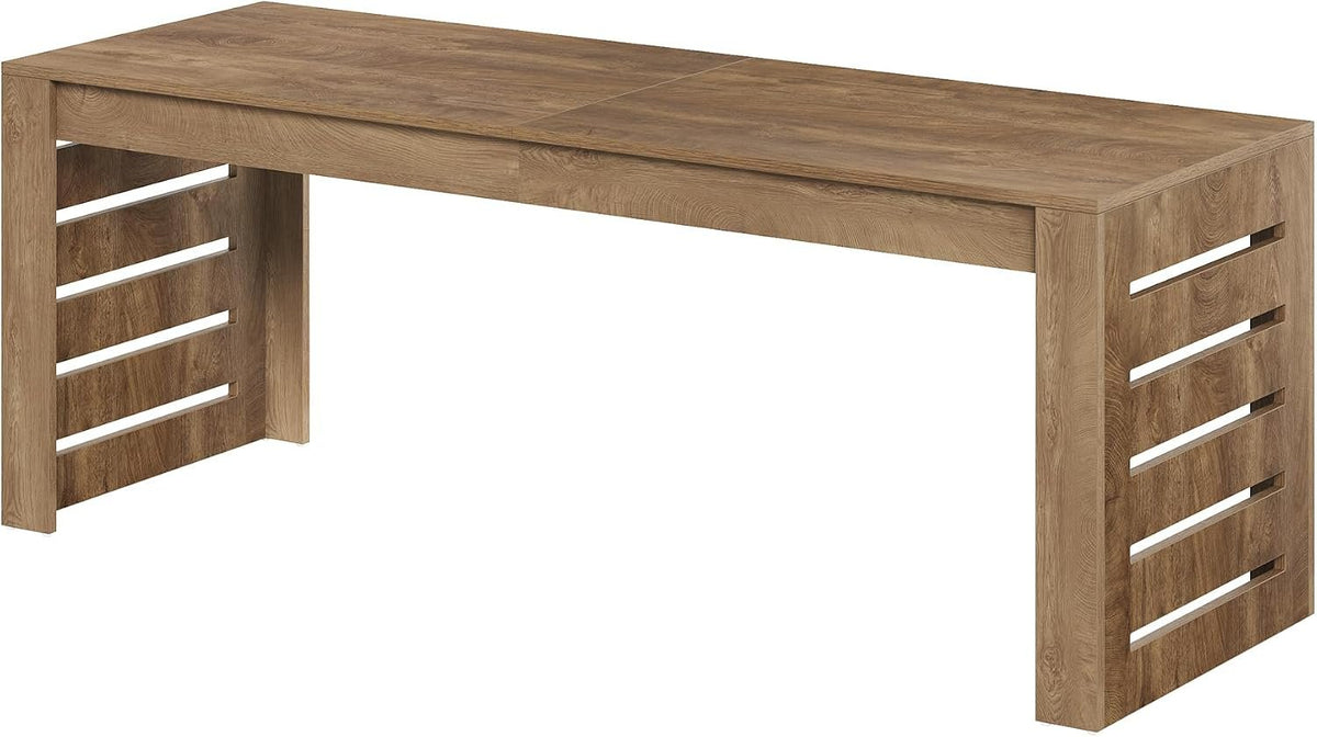 200 cm Shared Workstation Desk for Two, Modern Farmhouse Style