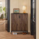 5-Tier Shoe Cabinet, 20 Pairs Entryway Shoe Racks Organizer with Shelves 3